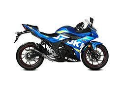 Mivv GP Pro Black Stainless Steel Suzuki GSX250R 2017